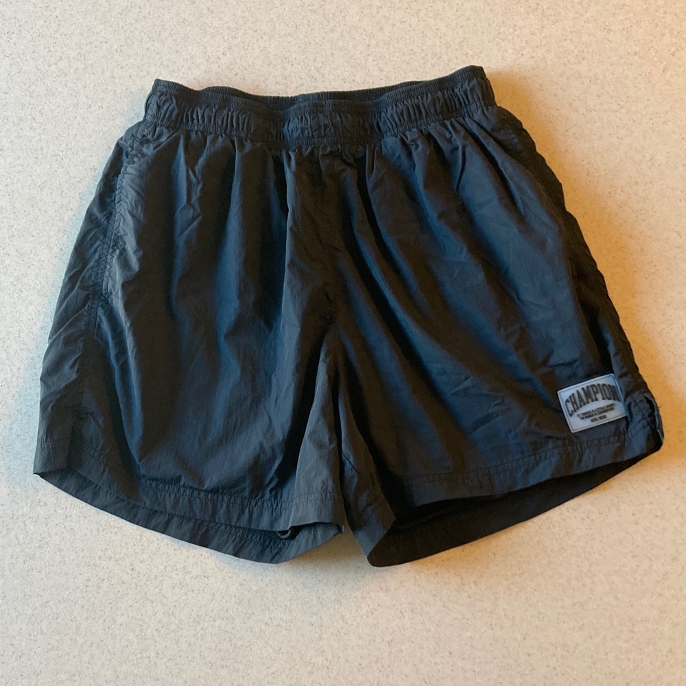 Champion NWOT Black Athletic Sport Shorts Women Size M Unisex